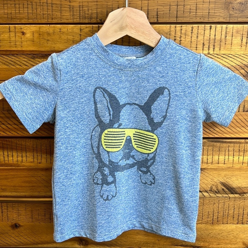 EGG NEW YORK Boys Damian Tee, Frenchy Dog Print